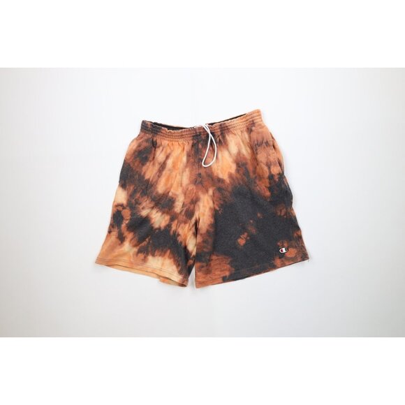 Vintage Champion Mens Size Large Classic Logo Acid Wash Above Knee Shorts - Picture 1 of 12